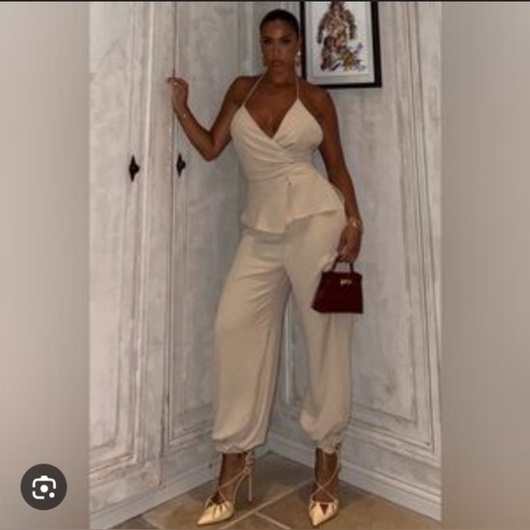 Zara Long Halter Jumpsuit - Picture 8 of 10